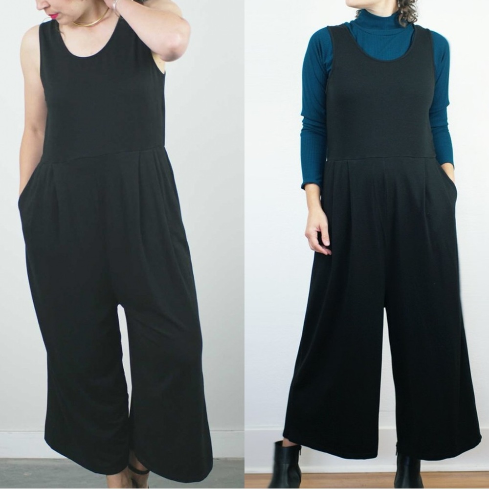 Filosofia Ella Jumpsuit Black Pockets Extra Small